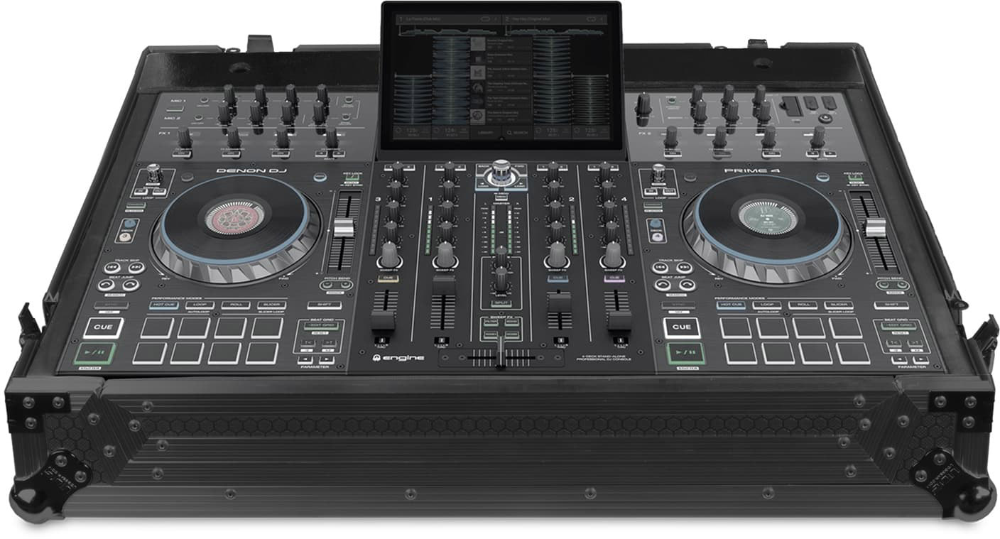 UDG Ultimate Flight Case Denon DJ Prime 4+/ 4 Schwarz Plus (Räder)