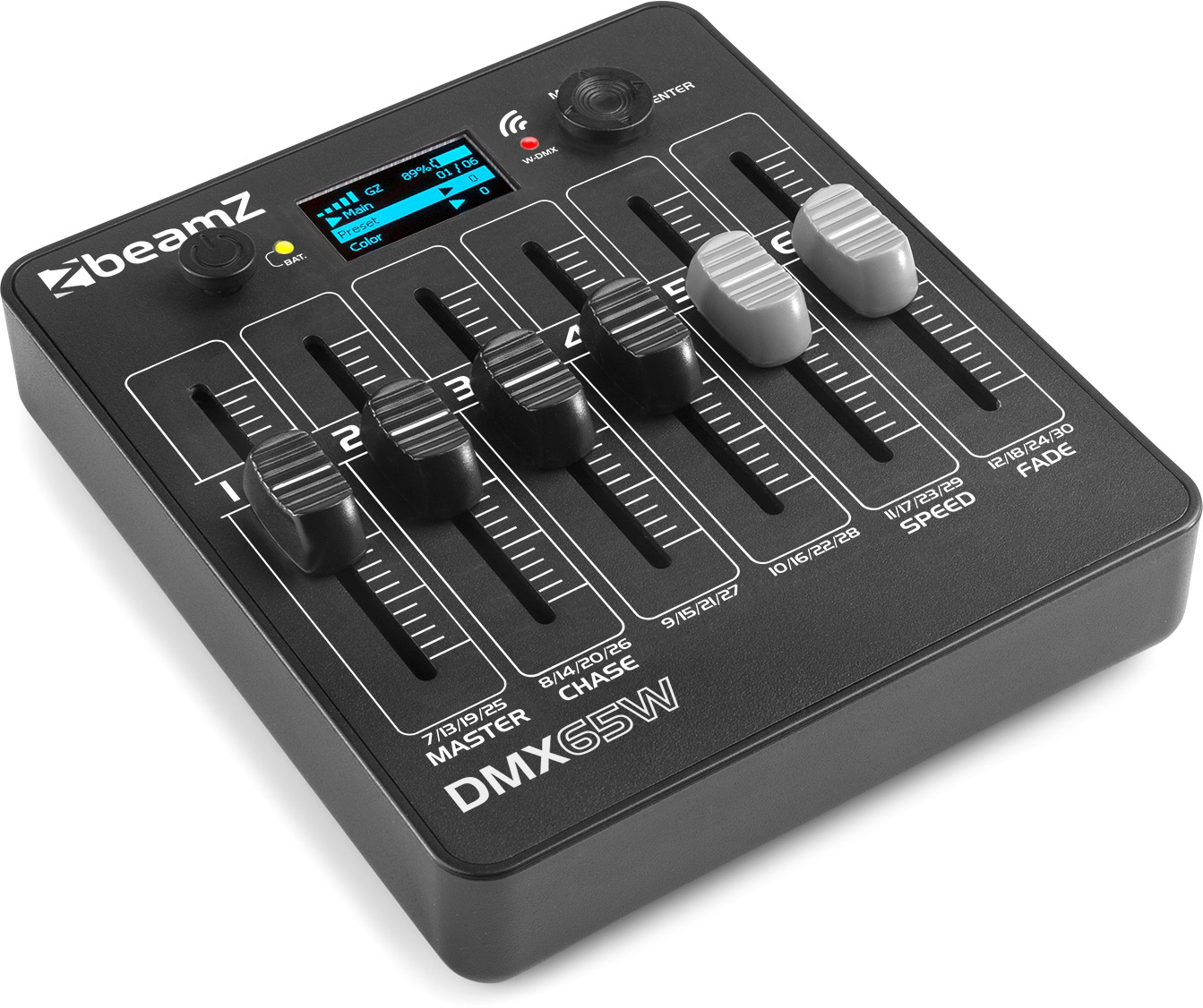 beamZ DMX65W Kabelloser batteriebetriebener DMX-Controller