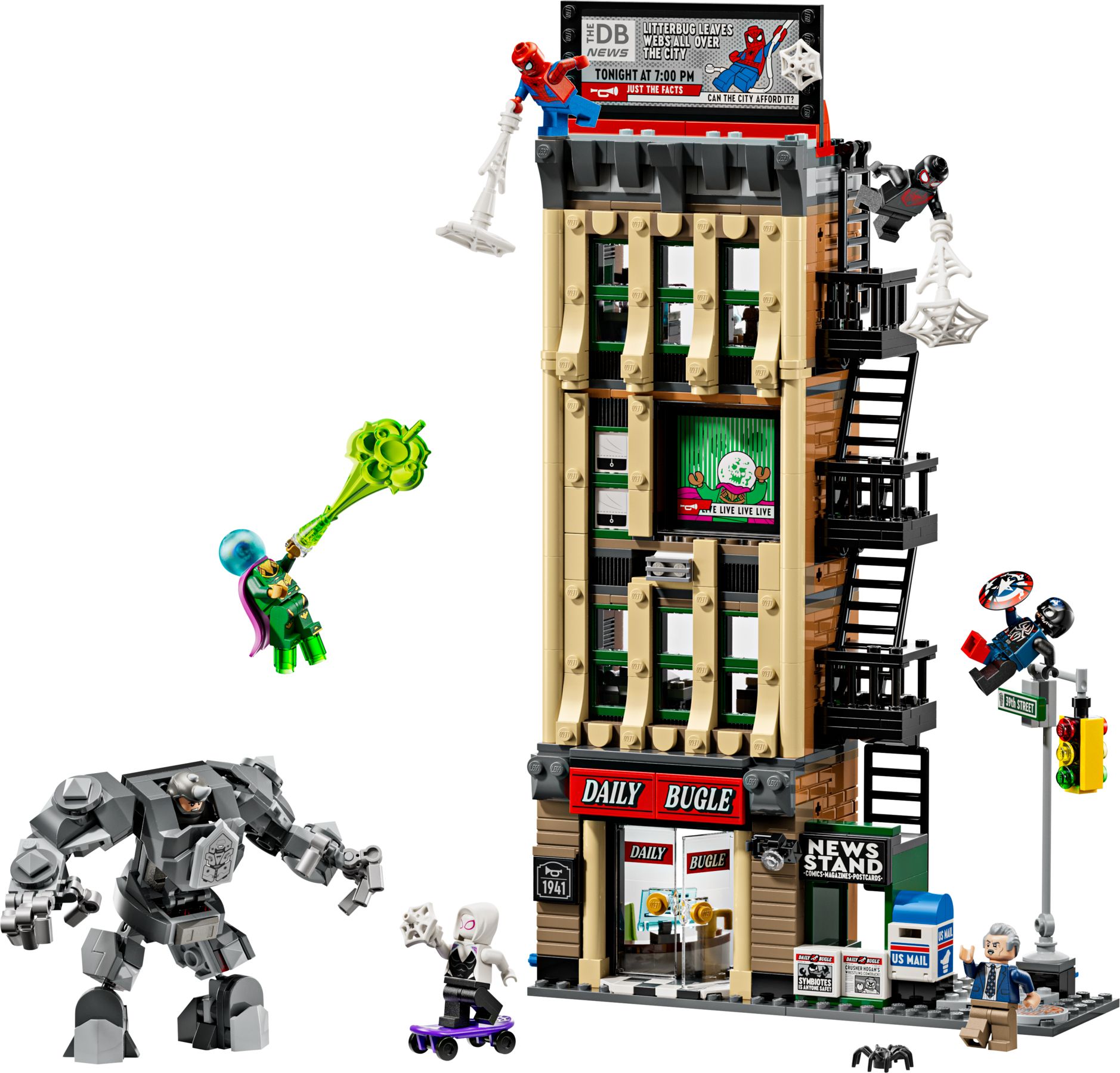 Spider-Man contre Mystério: le Daily Bugle
