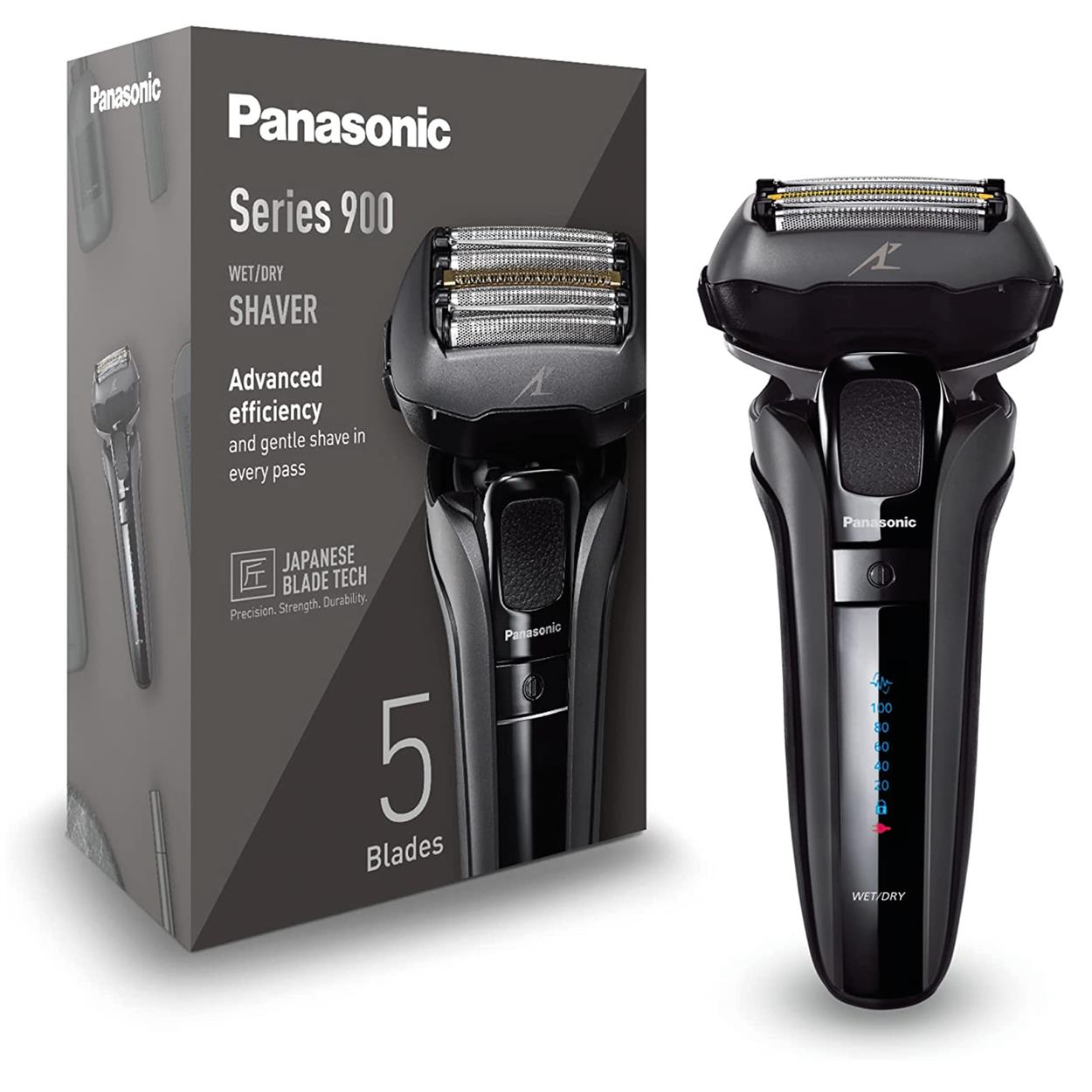 Series 900 Rasoir - 5 Lames, Moteur Linéaire, Capteur de Barbe