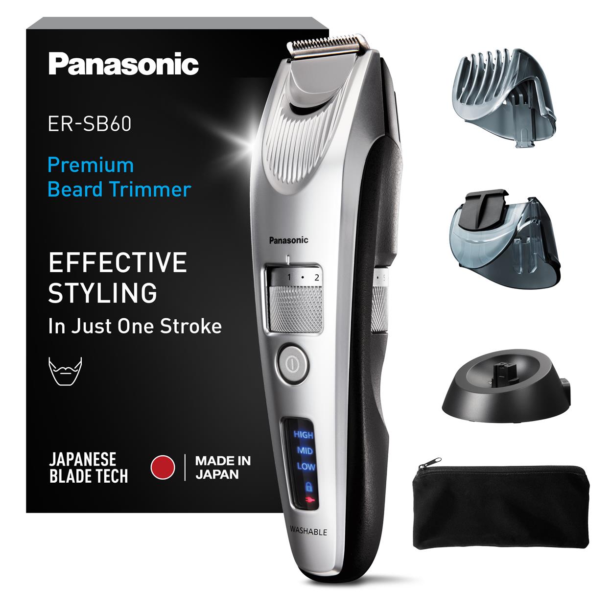Tondeuse - Barbe, Cheveux, 20 Réglages de Longueur, Moteur Linéaire