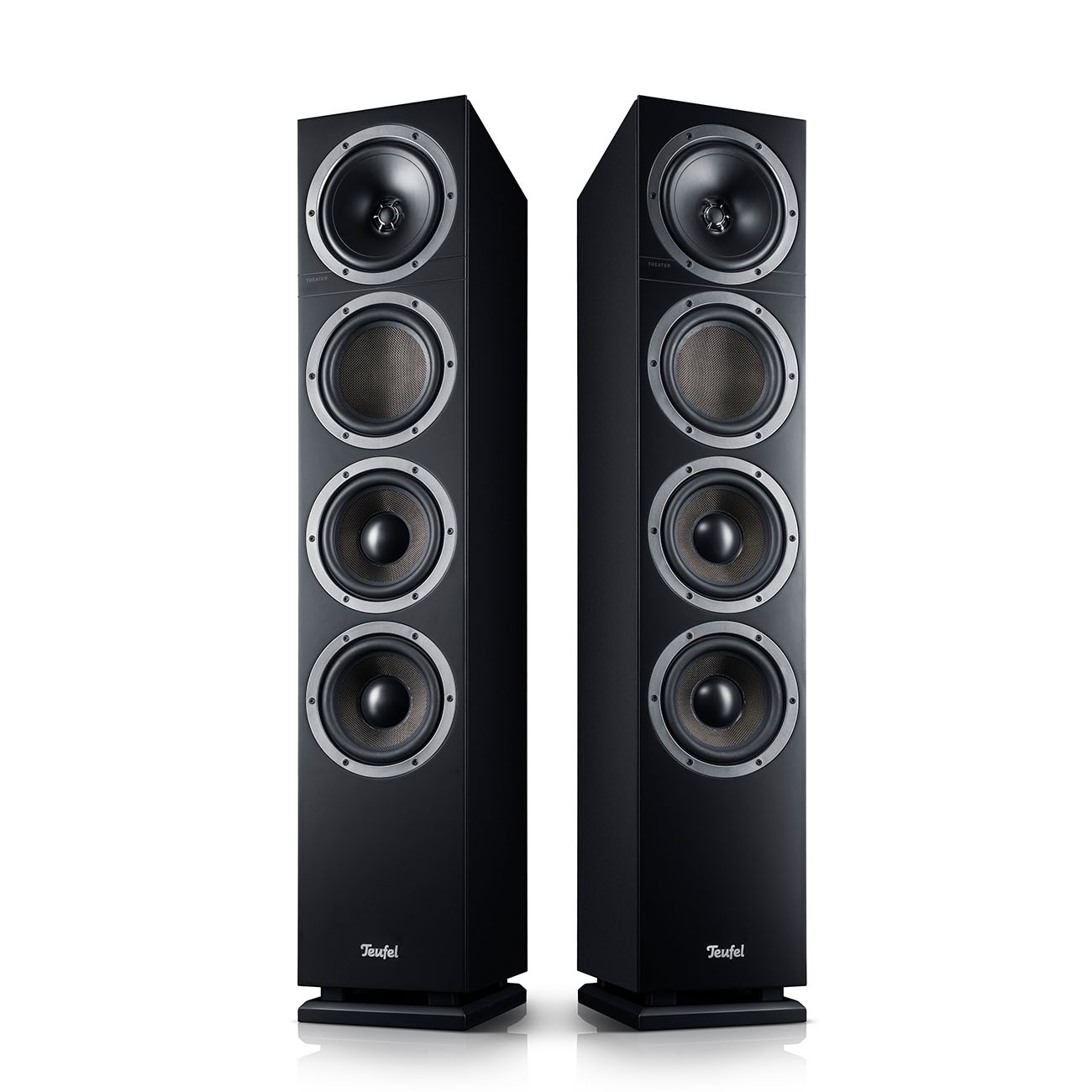 Teufel Theater 500 Enceintes stéréo Hi-Fi aux basses pures et naturelles Noir