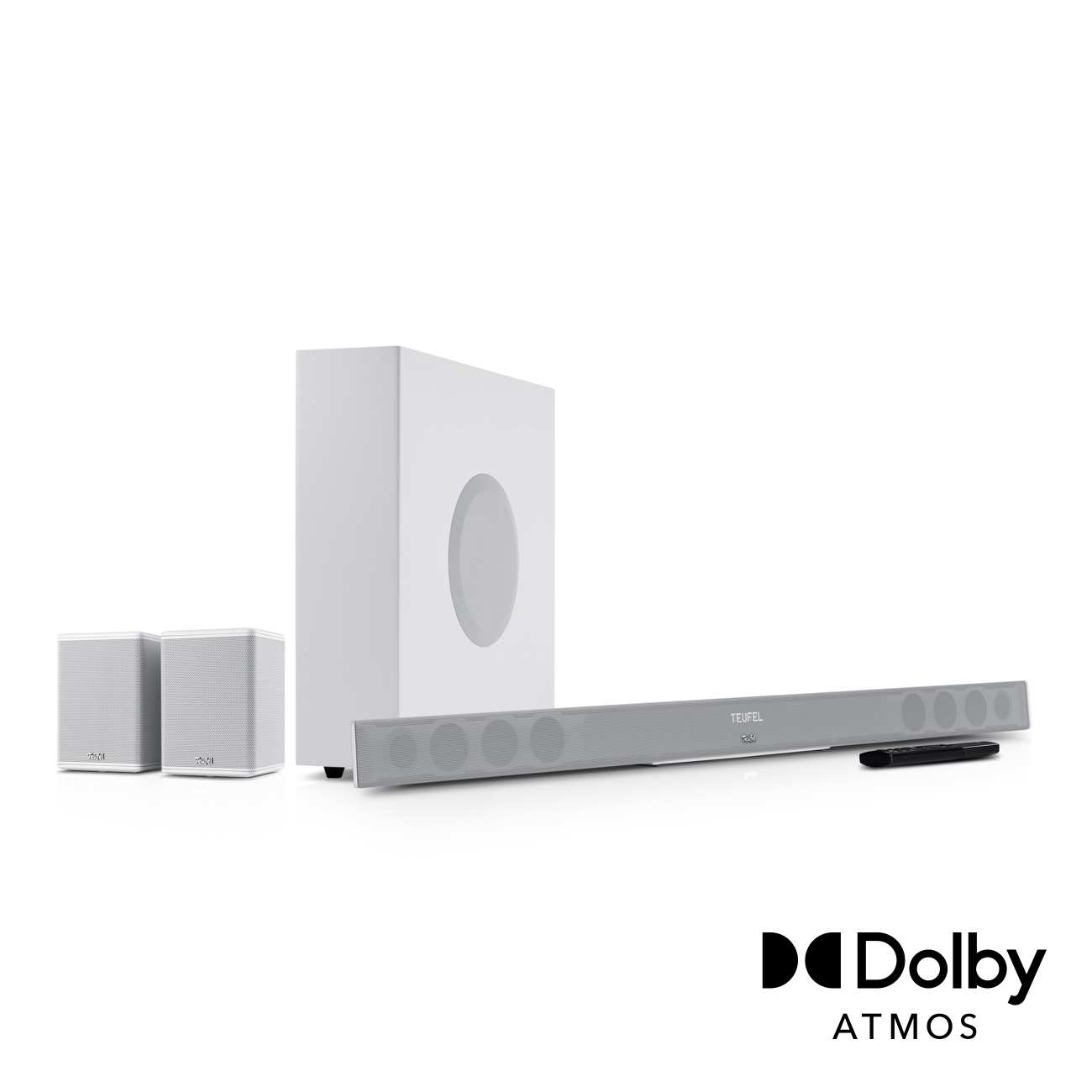Teufel CINEBAR 11 pour Dolby Atmos 4.1 Barre de son surround Bluetooth 5.0 White
