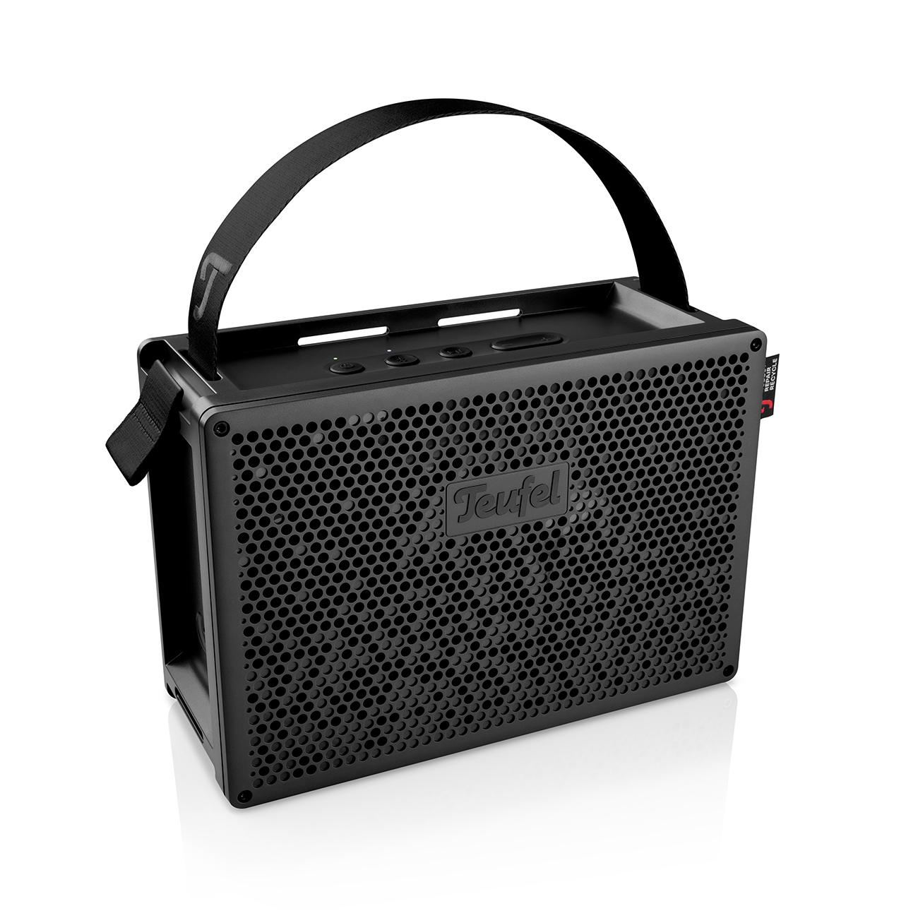 Teufel Mynd 50 % de plastique recyclé Étanche Bluetooth® Enceinte portable warm black