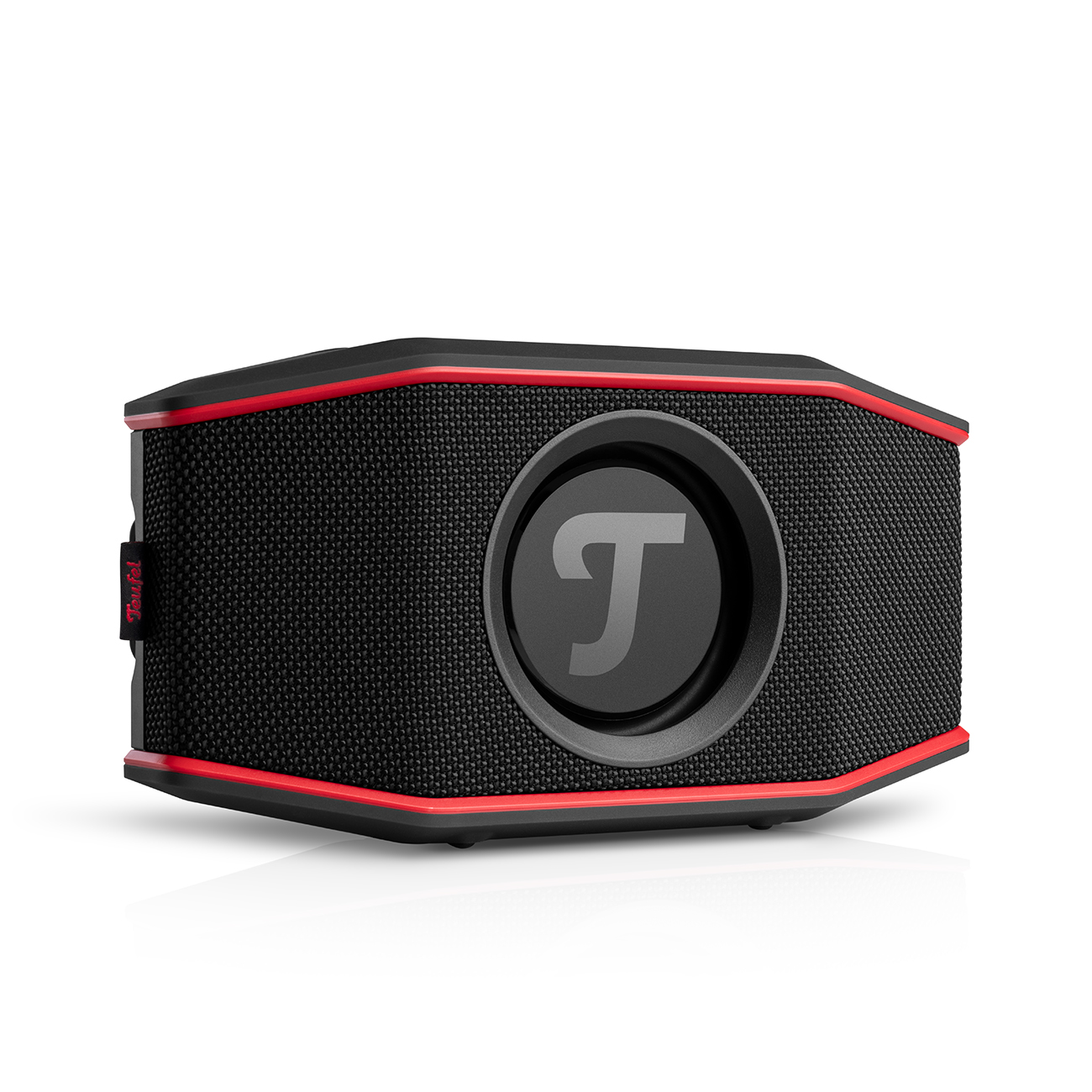 Teufel ROCKSTER GO 2 Enceinte stéréo Bluetooth Jusqu'à 28h d'autonomie Étanche Boutons de commande Black & Red