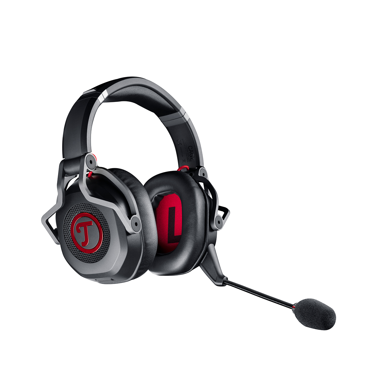 Teufel CAGE Casque audio Gaming HD avec carte son USB et microphone HD Noir