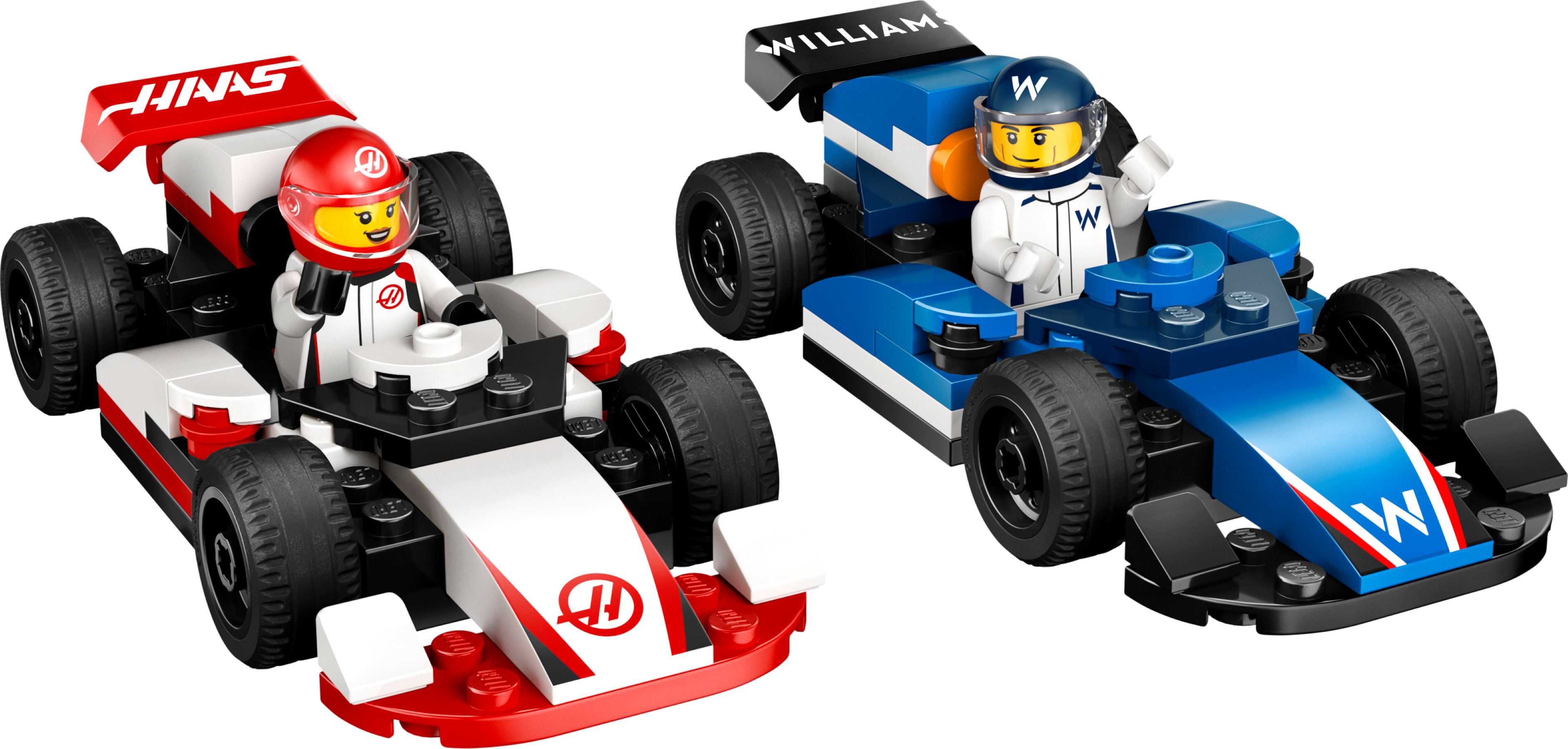 F1 Williams Racing og Haas F1-racerbiler
