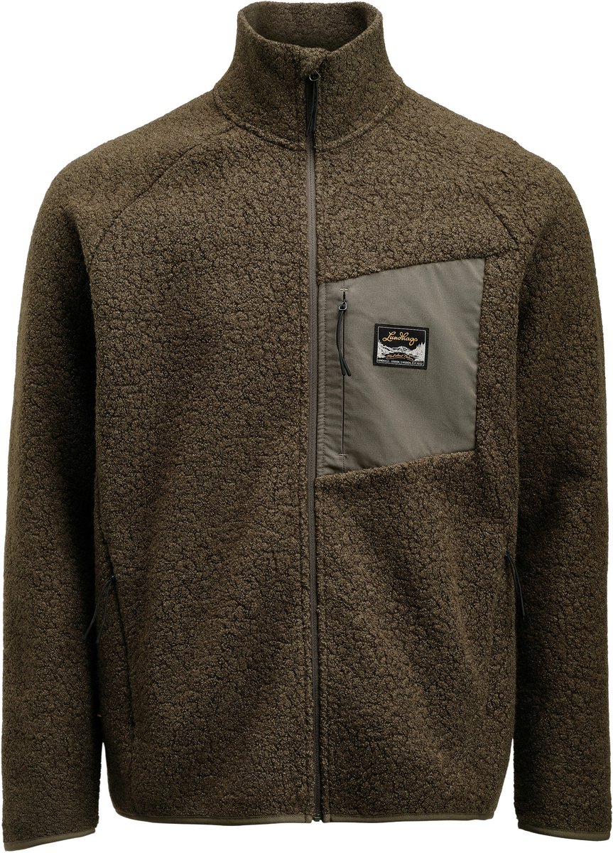 Lundhags Flok Wool Ms Pile, couche intermédiaire, homme, vert