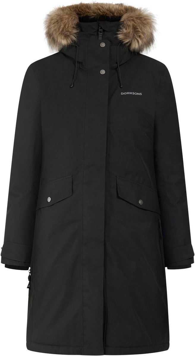 Didriksons Erika, parka, femmes, noir