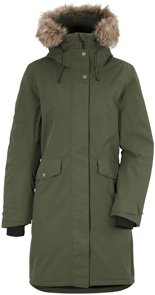Didriksons Erika, parka, femmes, mørkegrøn