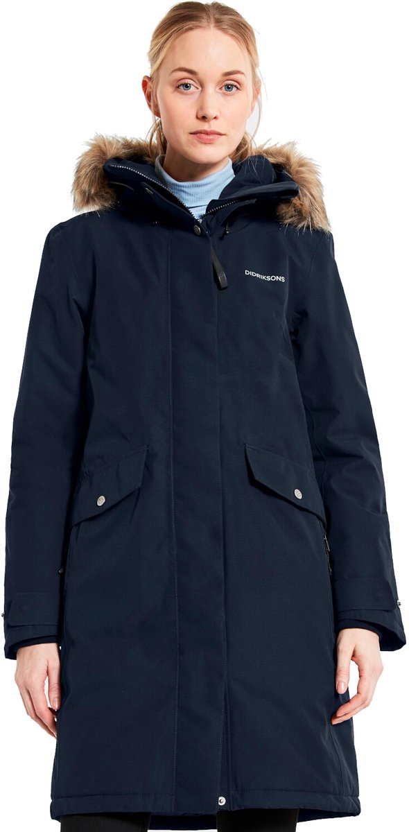 Didriksons Erika, parka, femmes, bleu foncé