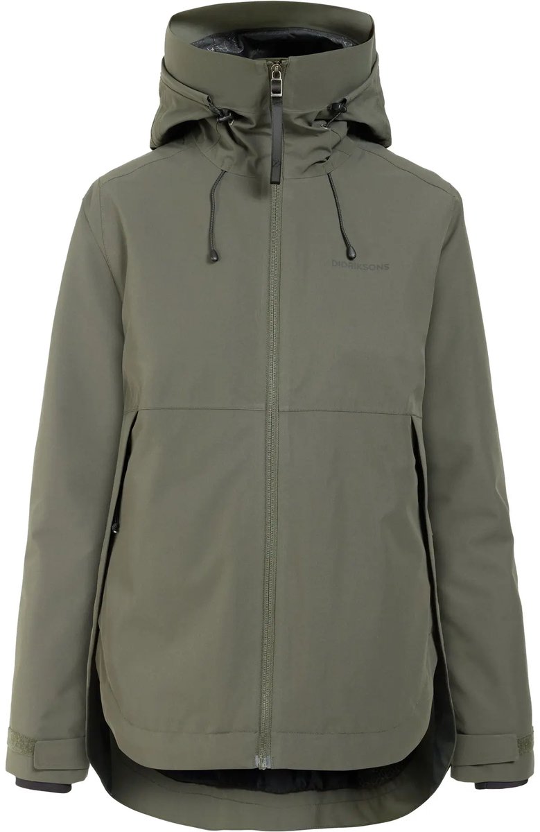 Didriksons Jennie, veste, femmes, mørkegrøn
