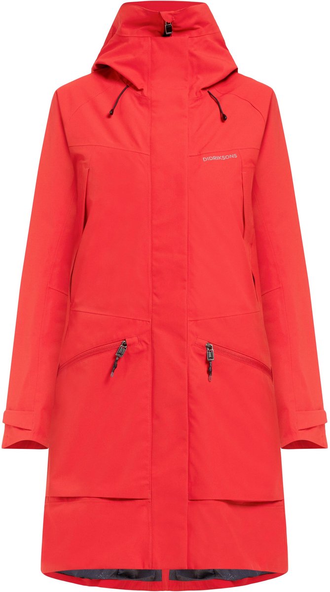 Didriksons Ilma 8, parka, femme, pomme red