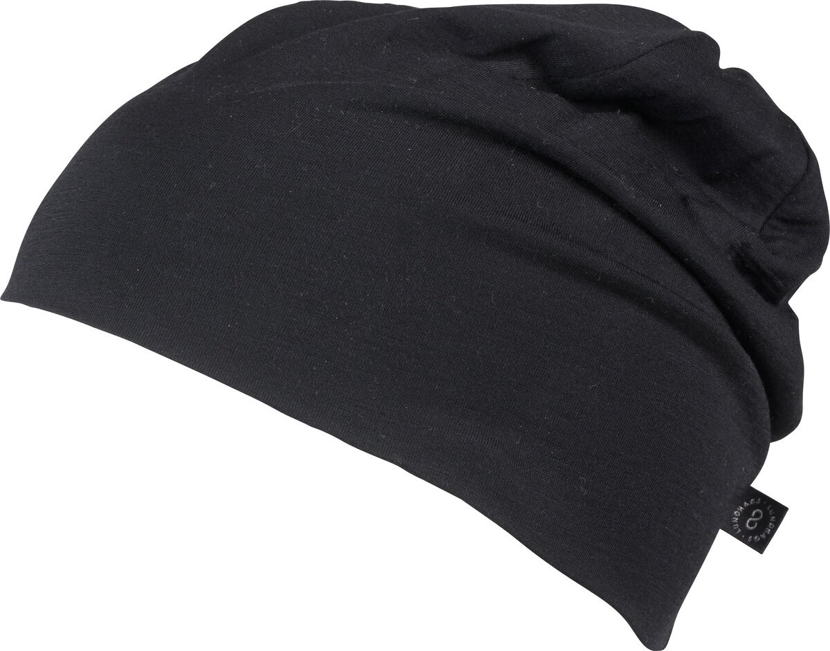 Lundhags Gimmer Merino Lt Beanie, bonnet, noir