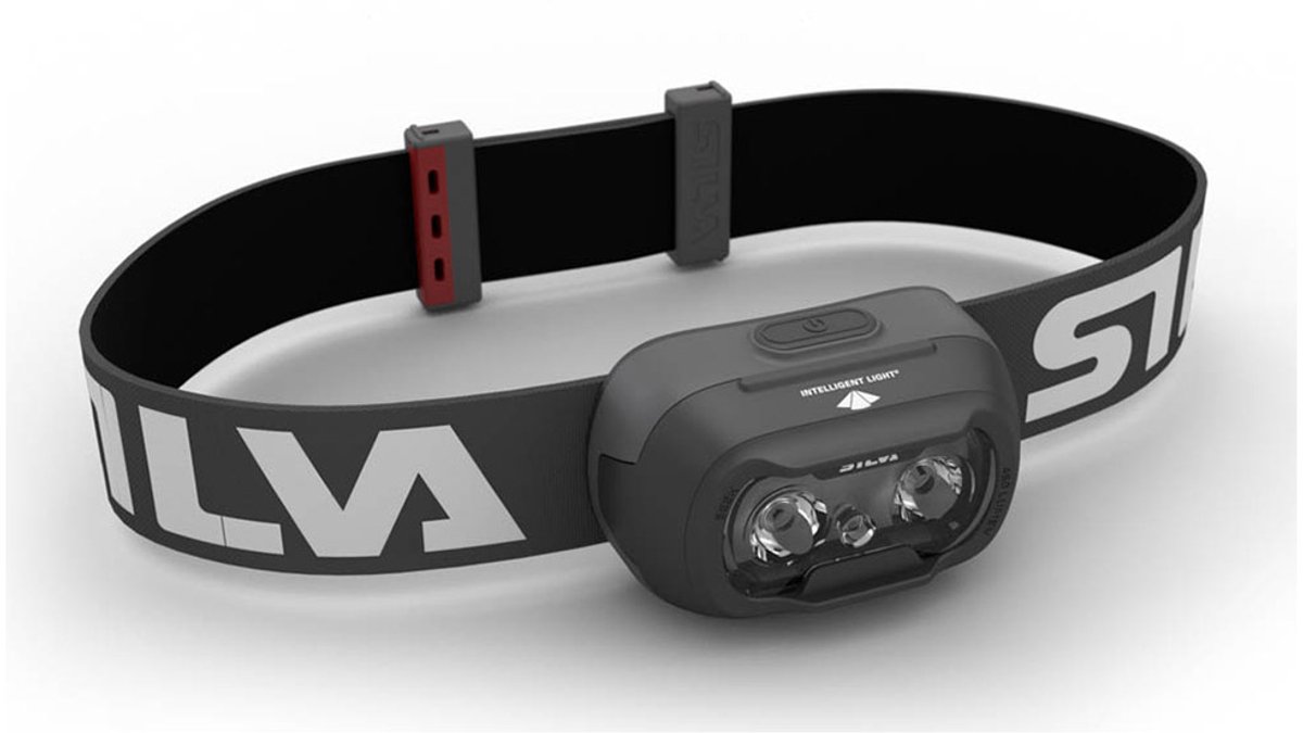 Silva Seek 450 Recharge, Mountain Mist, lampe frontale, gris foncé