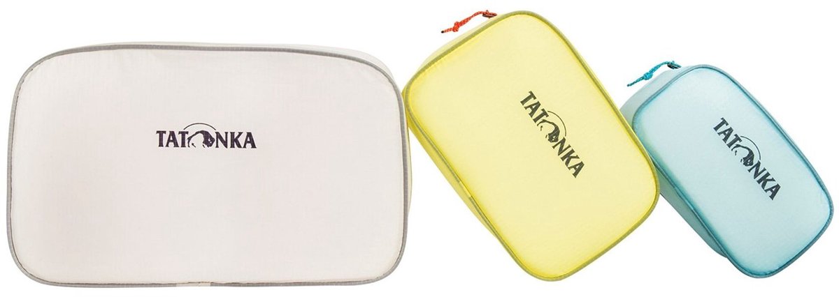 Tatonka SQZY Zip Bag Set, sac de rangement, multi, 3 pièces.