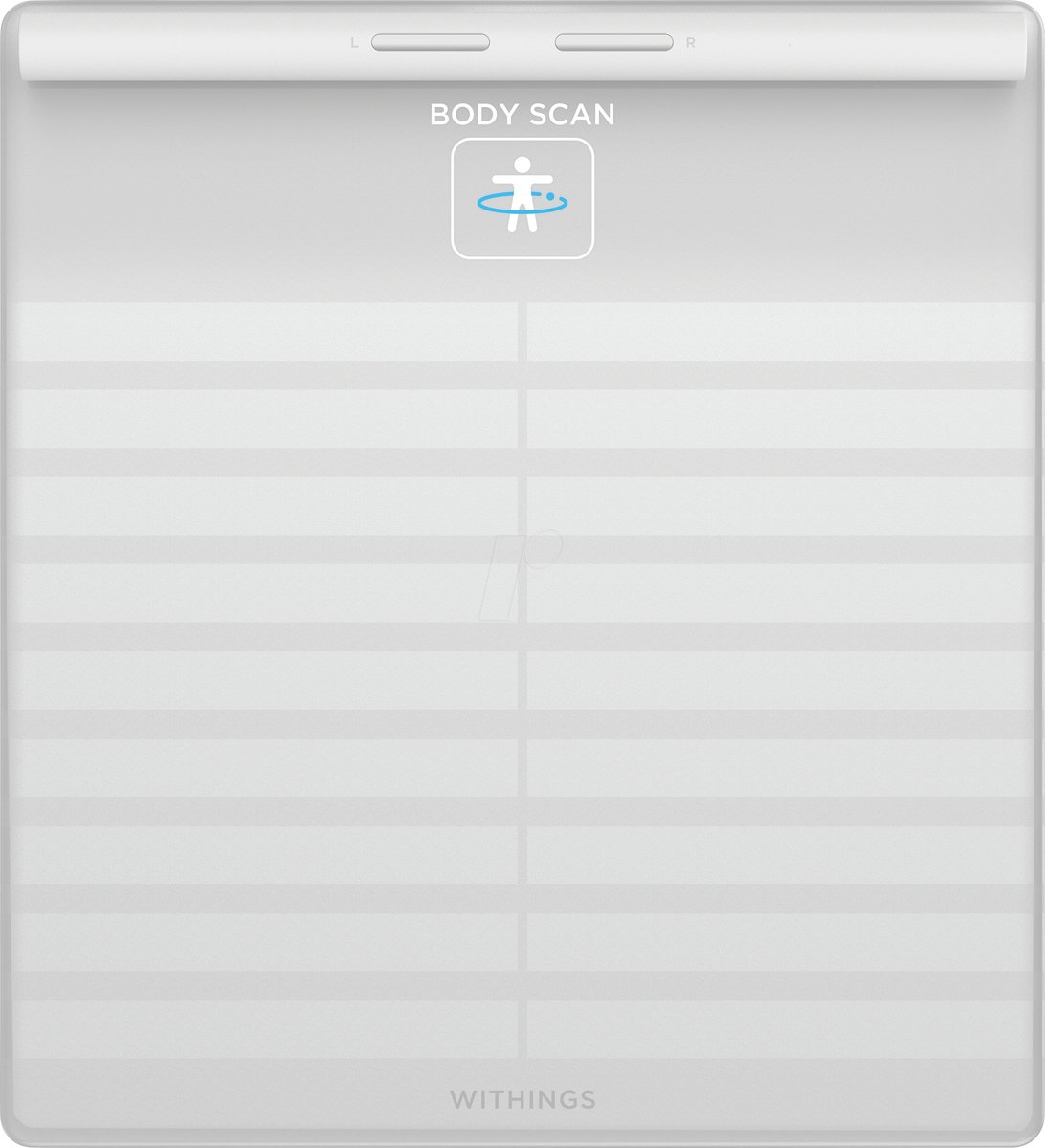 Withings Body Scan T. Taille Unique Blanc - Balance et Analyse de Composition Corporelle