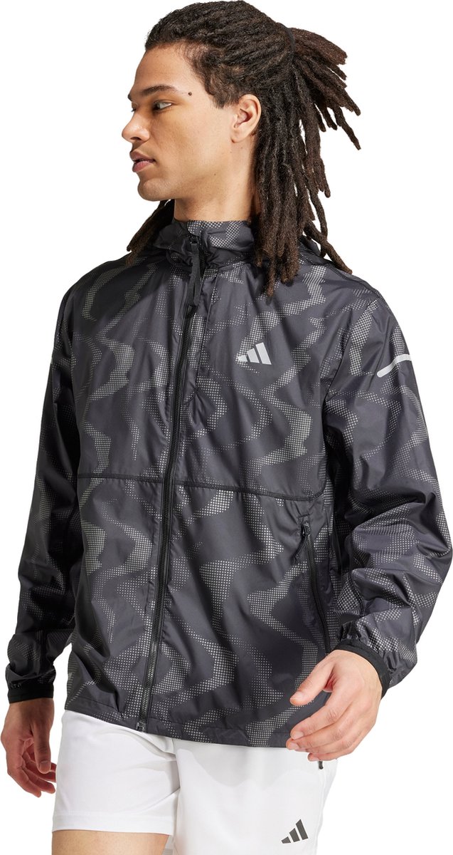 Veste adidas Ultimate Premium T. XL Noir pour Running - Confort et Performance Optimale