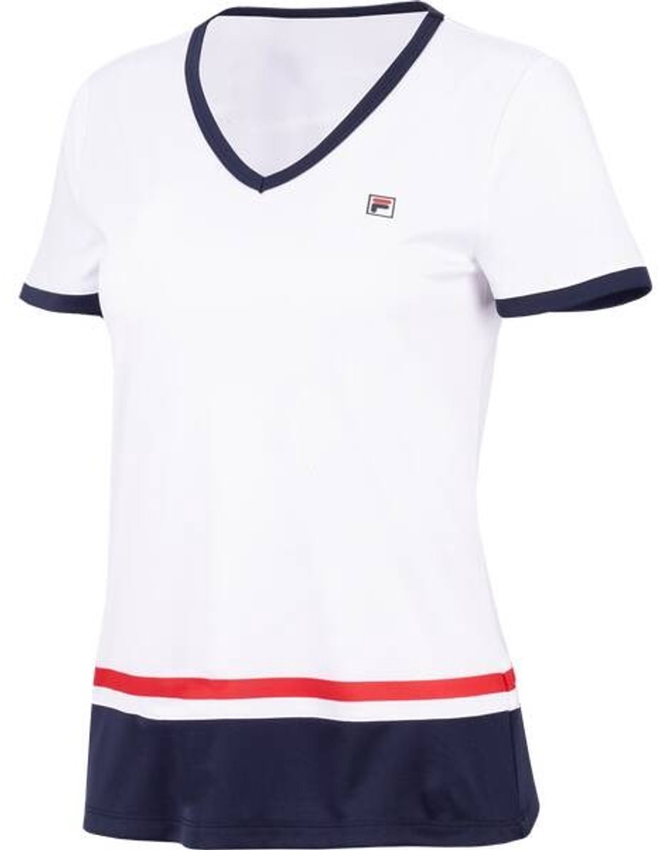 Fila Elisabeth Women T-shirt White/Navy