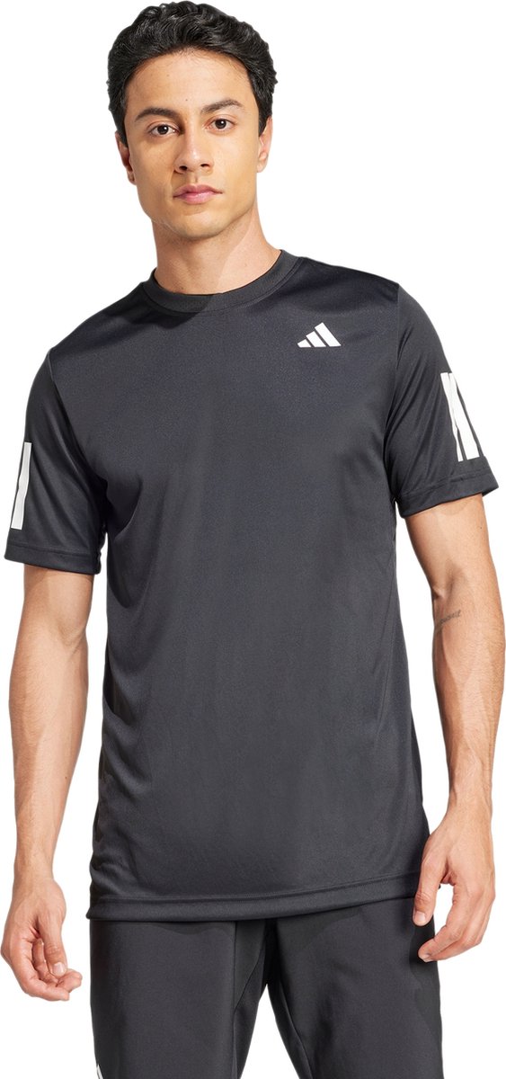Adidas Club Climacool 3-Stripes T-shirt Black
