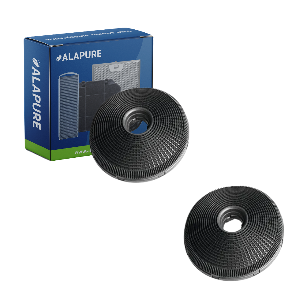 Alapure LongLife Kohlefilter passend für Zanussi 9029798783 / ECFBLL01 / 33004896 (2St.)