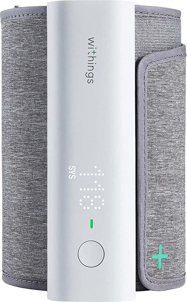Withings BPM Connect - Moniteur de Pression Artérielle Intelligent en Gris, Suivi Santé et Connectivité Bluetooth