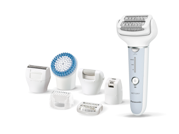 EY90 Epilierer - 2-fach Epilierkopf, LED-Licht, 8 Zubehörteile