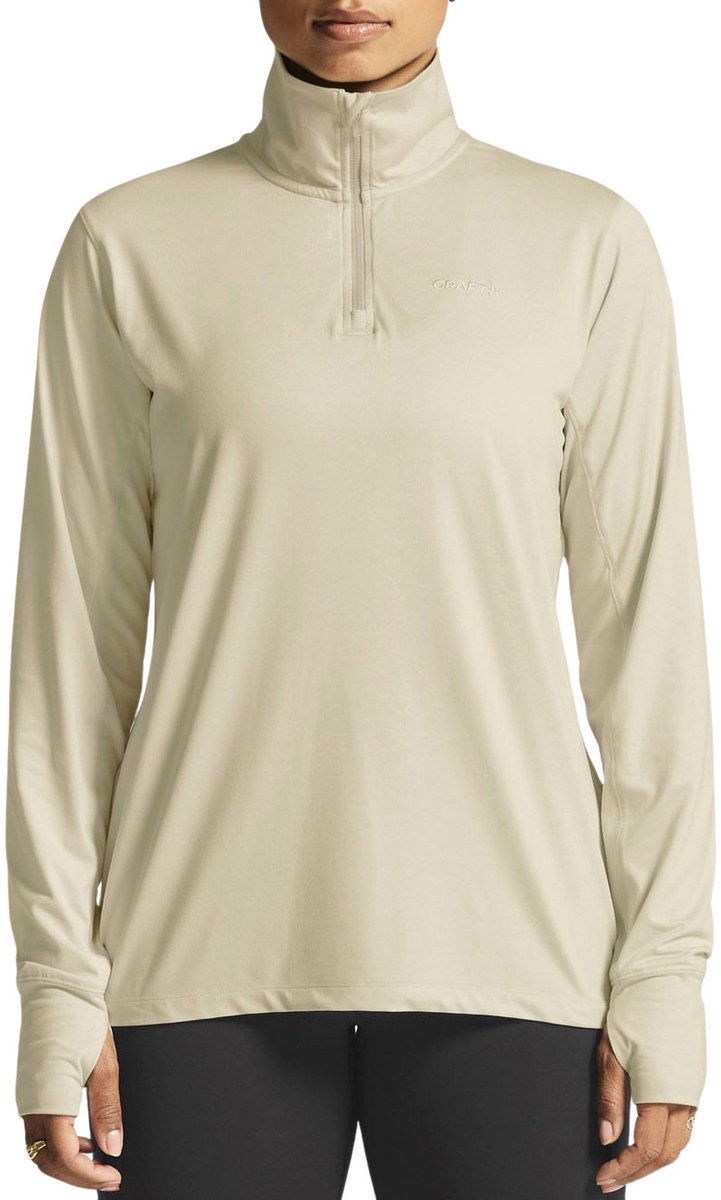 Craft Flow HZ LS Shirt T. L Beige Femme