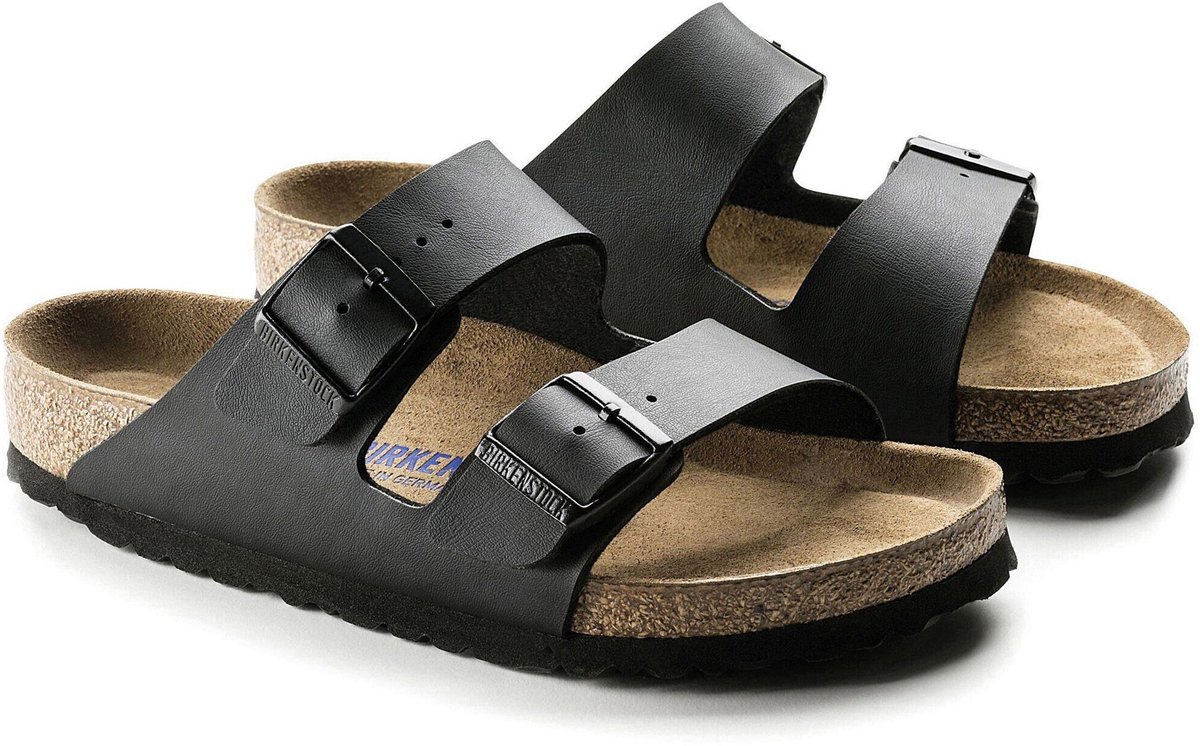 Birkenstock Arizona Regular SFB Birko-Flor T. 43 Noir Unisexe