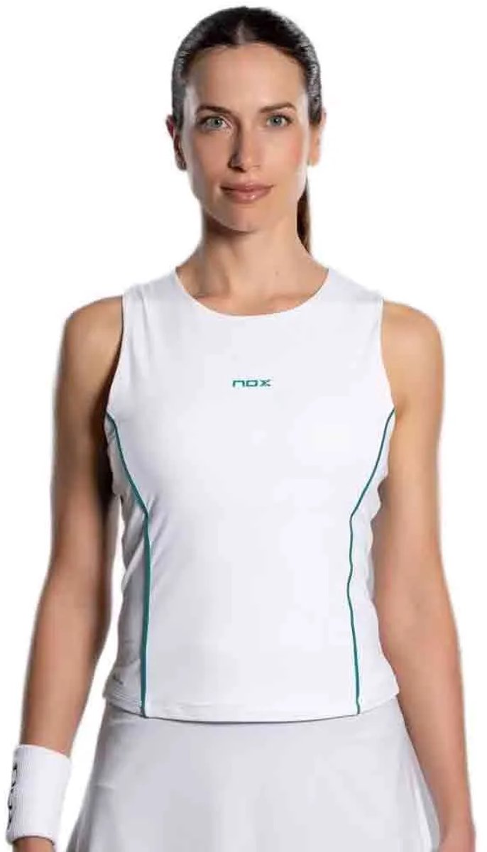 Nox Pro Tank top Women White/Ivy Green