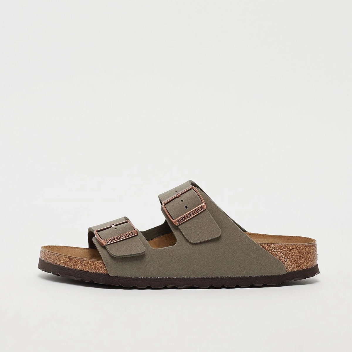 Birkenstock Arizona Narrow Birko-Flor Nubuck T. 41 Gris Unisexe