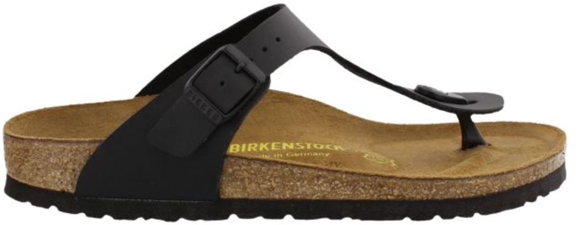 Birkenstock Gizeh Regular Birko-Flor T. 37 Noir Femme
