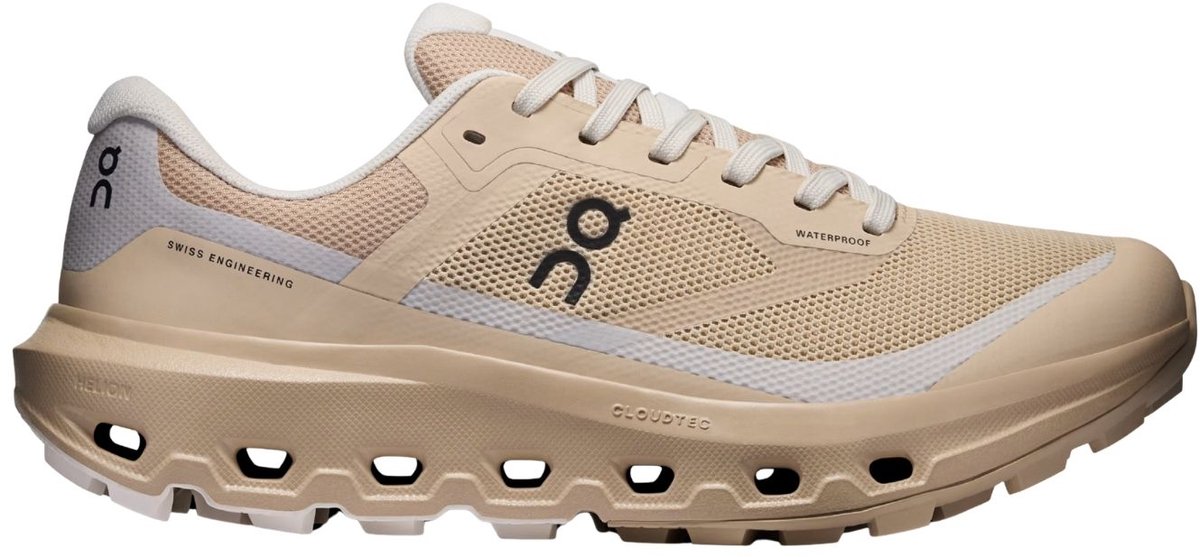 On Cloudvista 3 Waterproof T. 39 Beige Femme