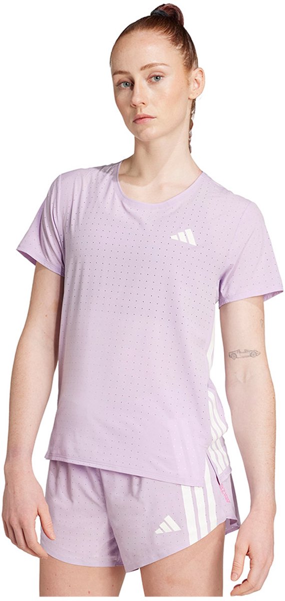 adidas Adizero Tee T. L Violet Femme
