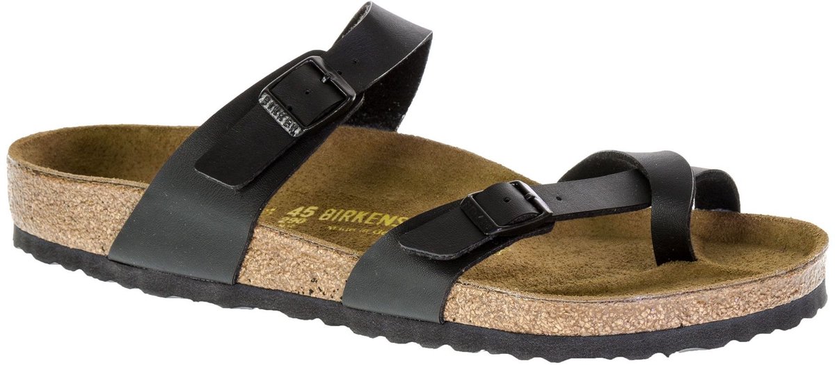 Birkenstock Mayari Regular Birko-Flor T. 39 Noir Femme