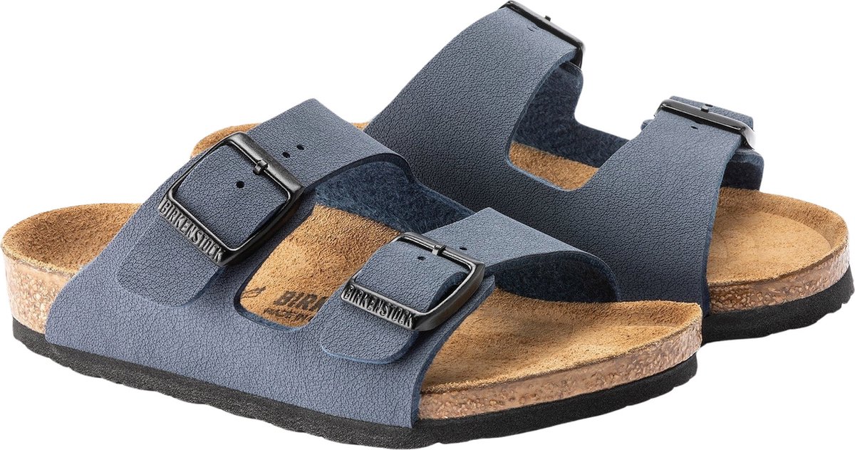 Birkenstock Arizona Regular Birko-Flor Nubuck T. 31 Bleu Junior
