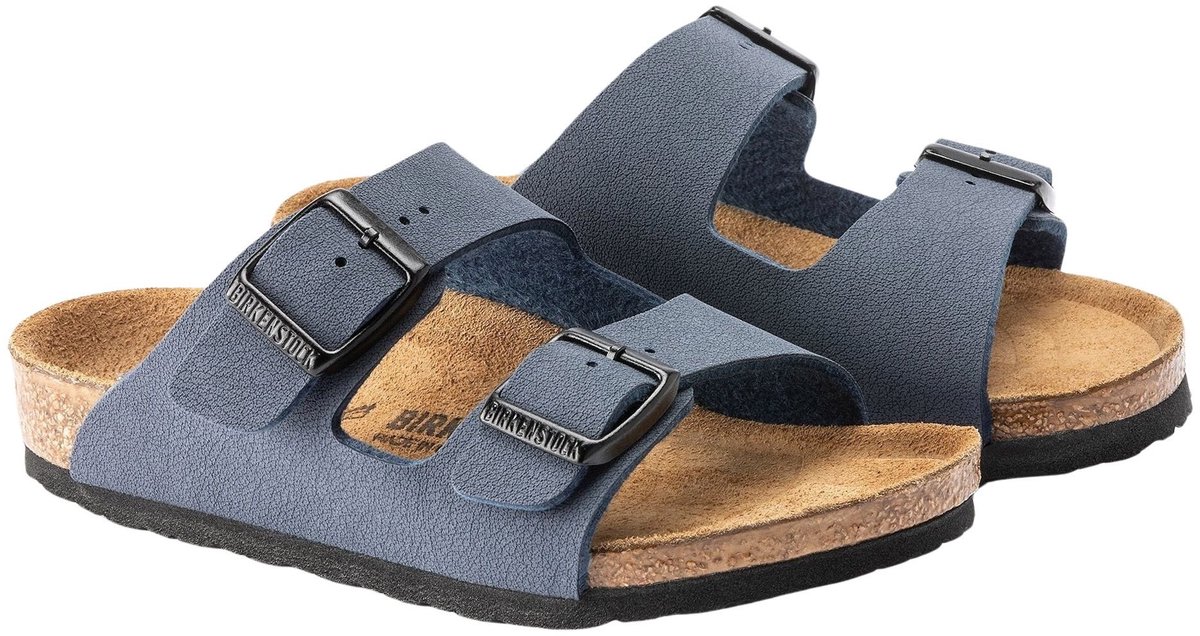 Birkenstock Arizona Regular Birko-Flor Nubuck T. 34 Bleu Junior