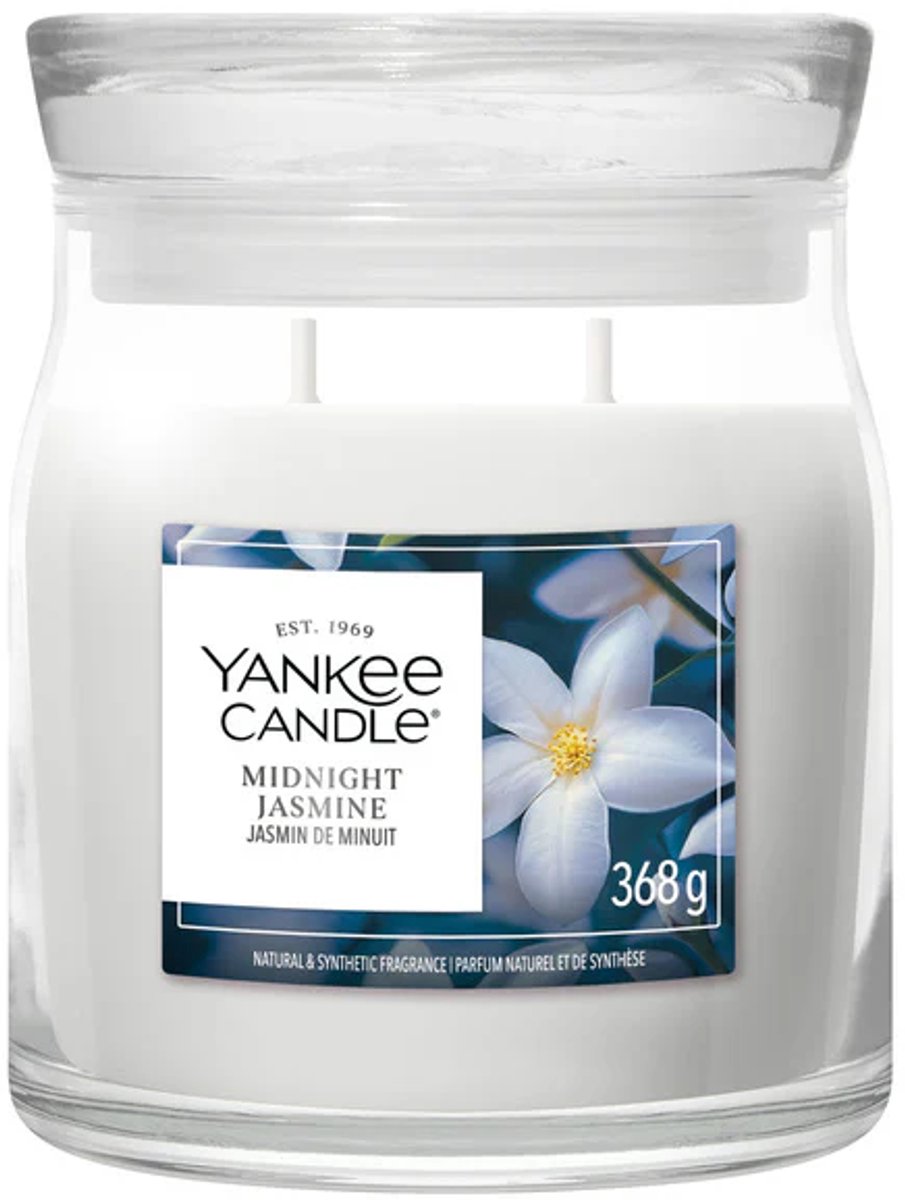 Yankee Candle Midnight Jasmine Signature Jar Medium