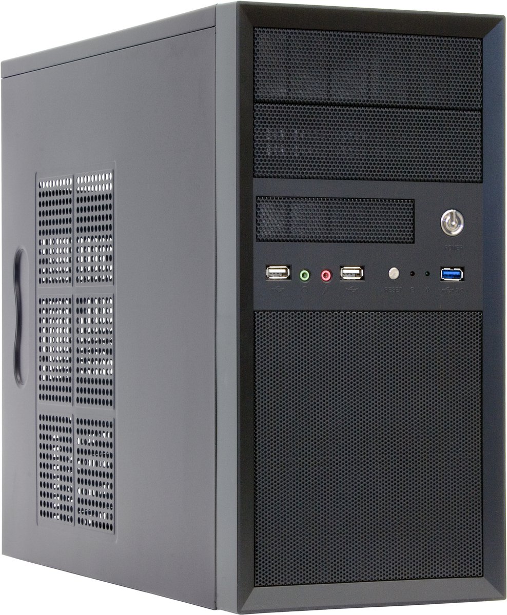Chieftec CT-01B-OP Mini-Tower PC Case Nero