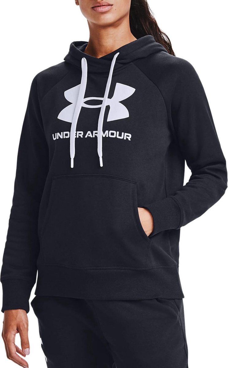 Damen-Kapuzenpulli Under Armour avec logo Rival Fleece