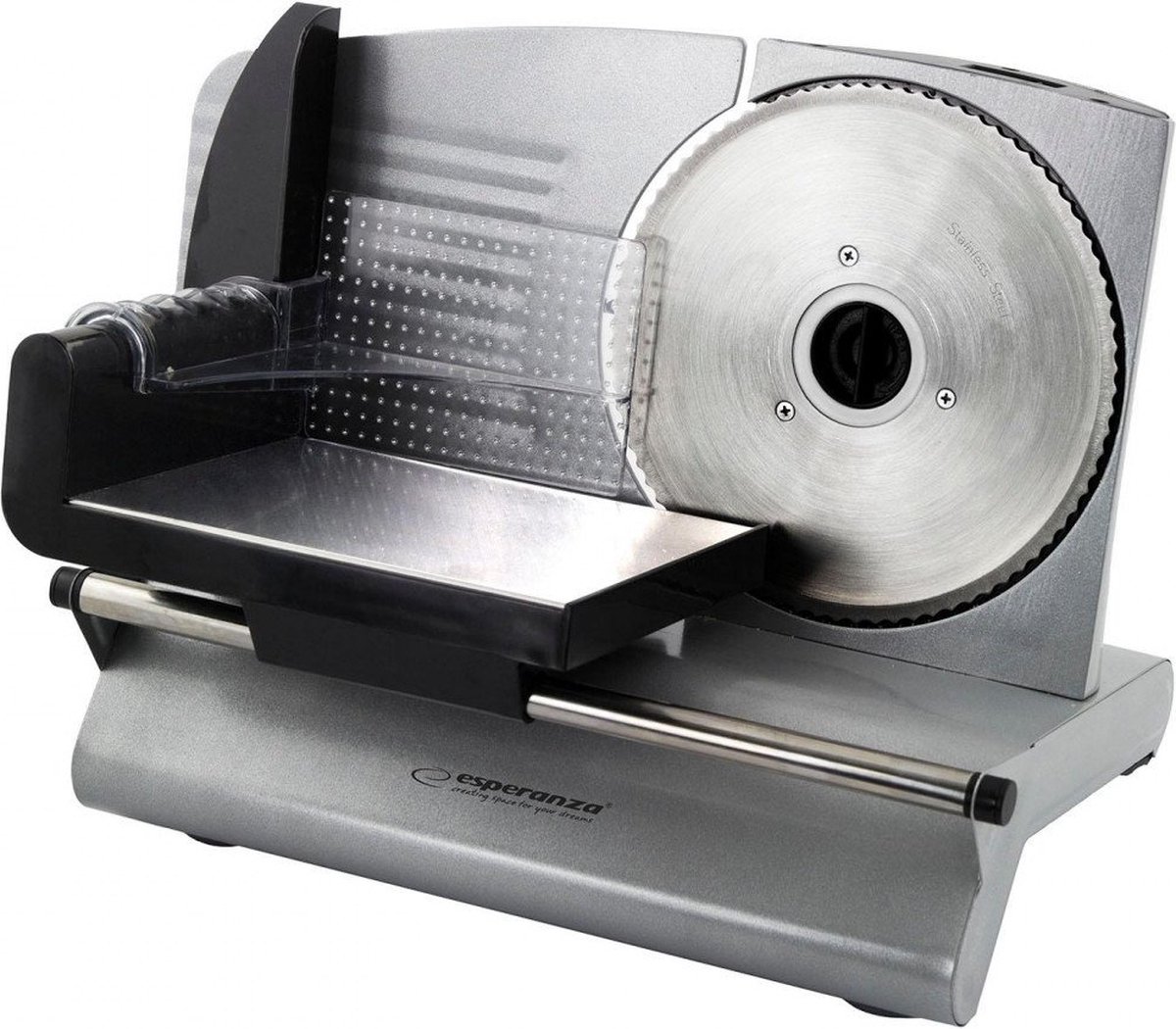 Esperanza EKM018K rebanadora Eléctrico 150 W Acero inoxidable Cromo, Metal