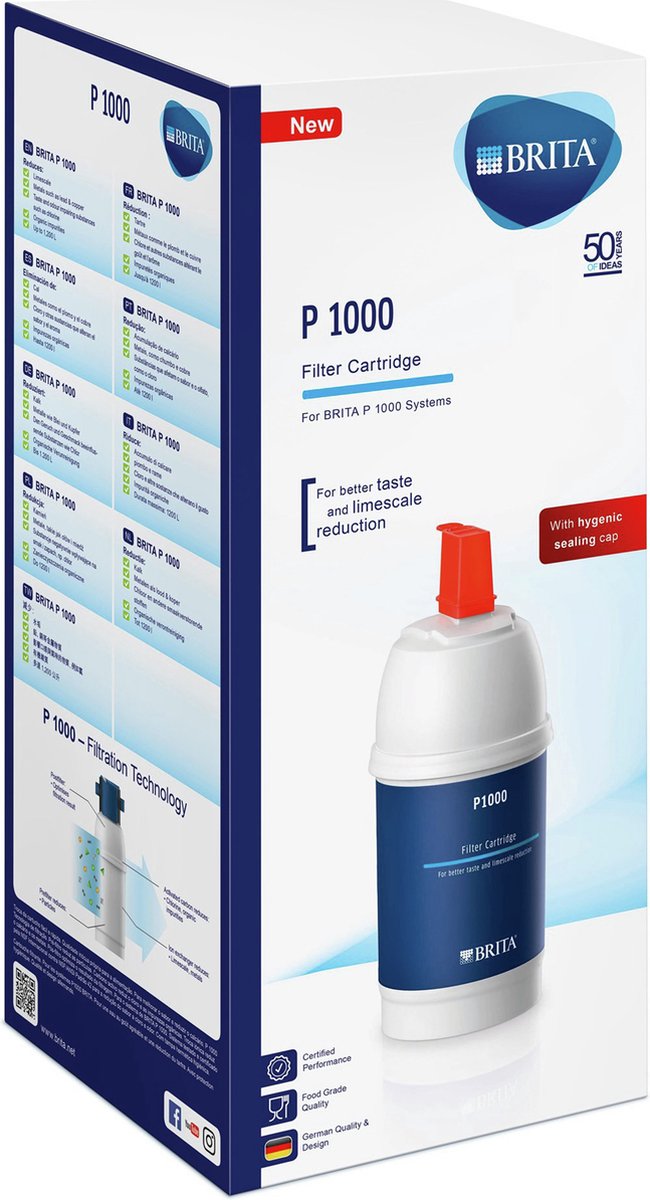 Brita P 1000 Cartucho 1 pieza(s)