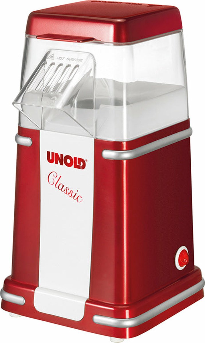 Unold Classic palomitas de maiz poppers Rojo, Plata, Blanco 900 W