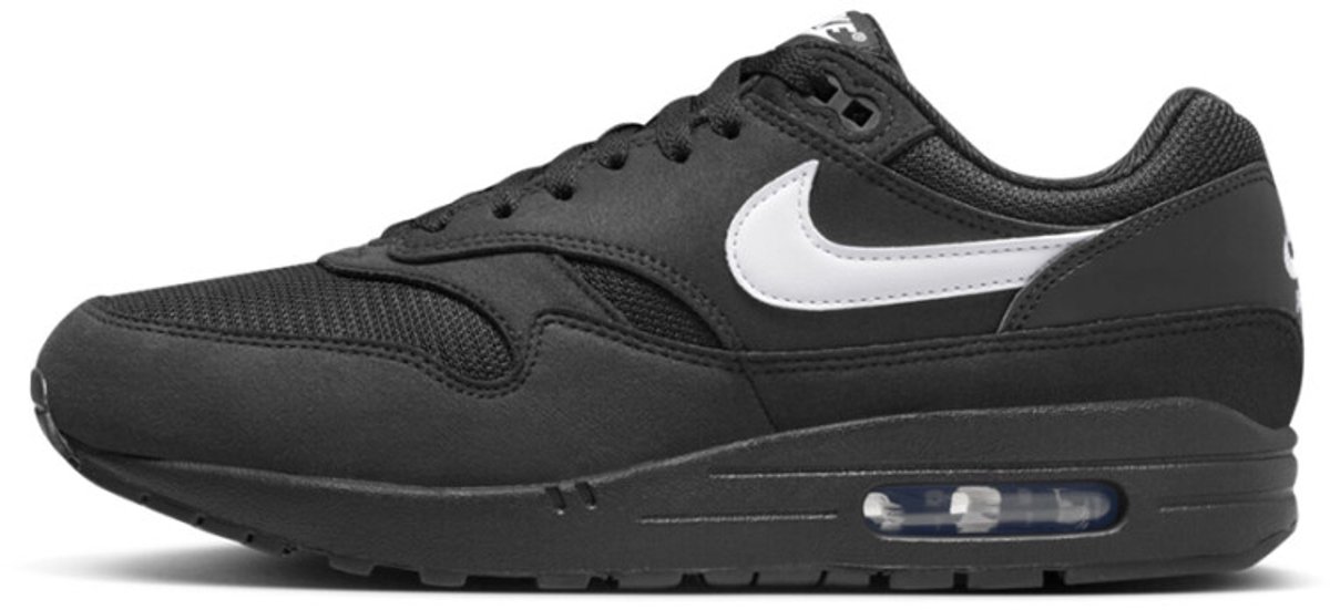 Nike Air Max 1 Schwarz Herren Sneaker Weiß FZ0628-010 42 gray
