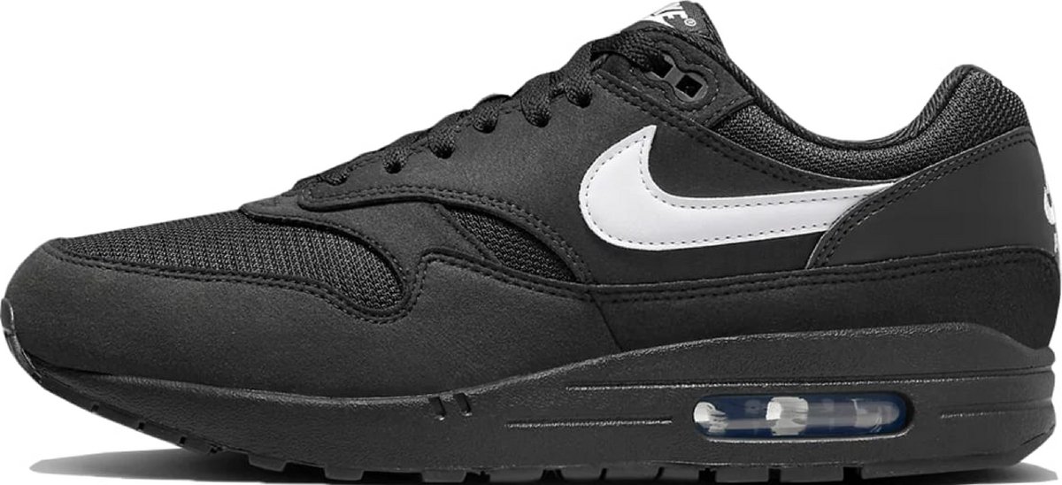 Nike Air Max 1 Schwarz Herren Sneaker Weiß FZ0628-010 39 gray