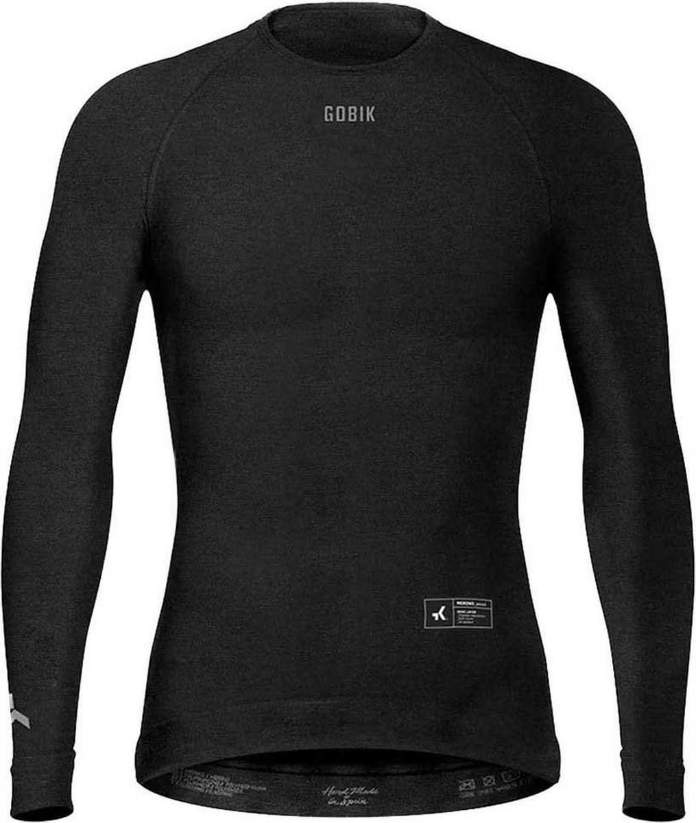 Camiseta interior GOBIK Winter Merino Manga Larga Coal 2026