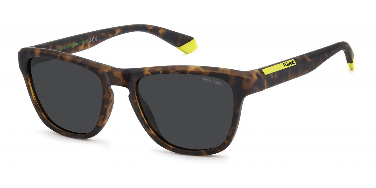 POLAROID PLD 2168/S MATTE BROWN HAVANA YELLOW 54