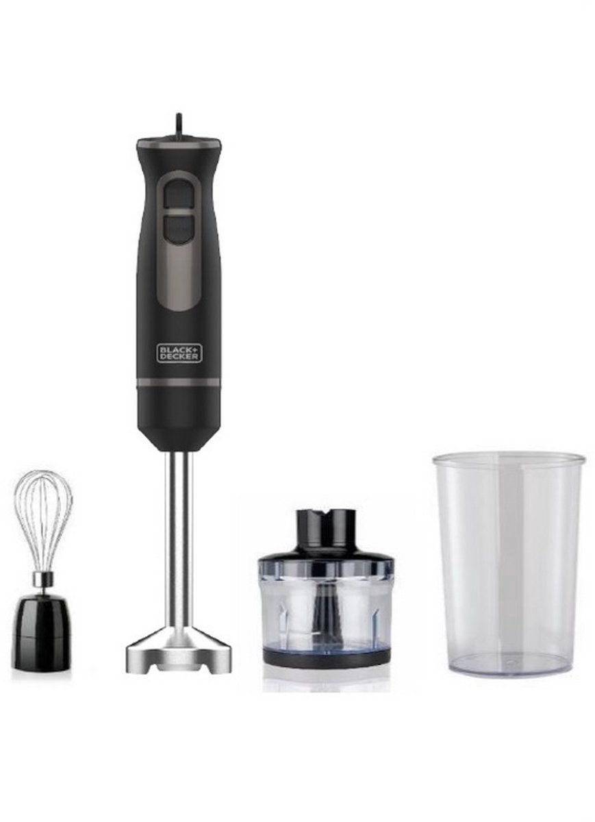 Batidora de mano Black & Decker BXHBA800E, con accesorios, 800W, negro