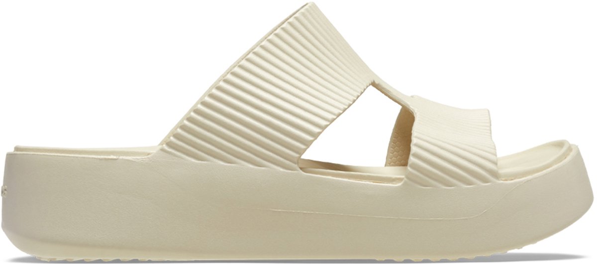 Damen Pantoletten Crocs Getaway Groove Platform H-Strap
