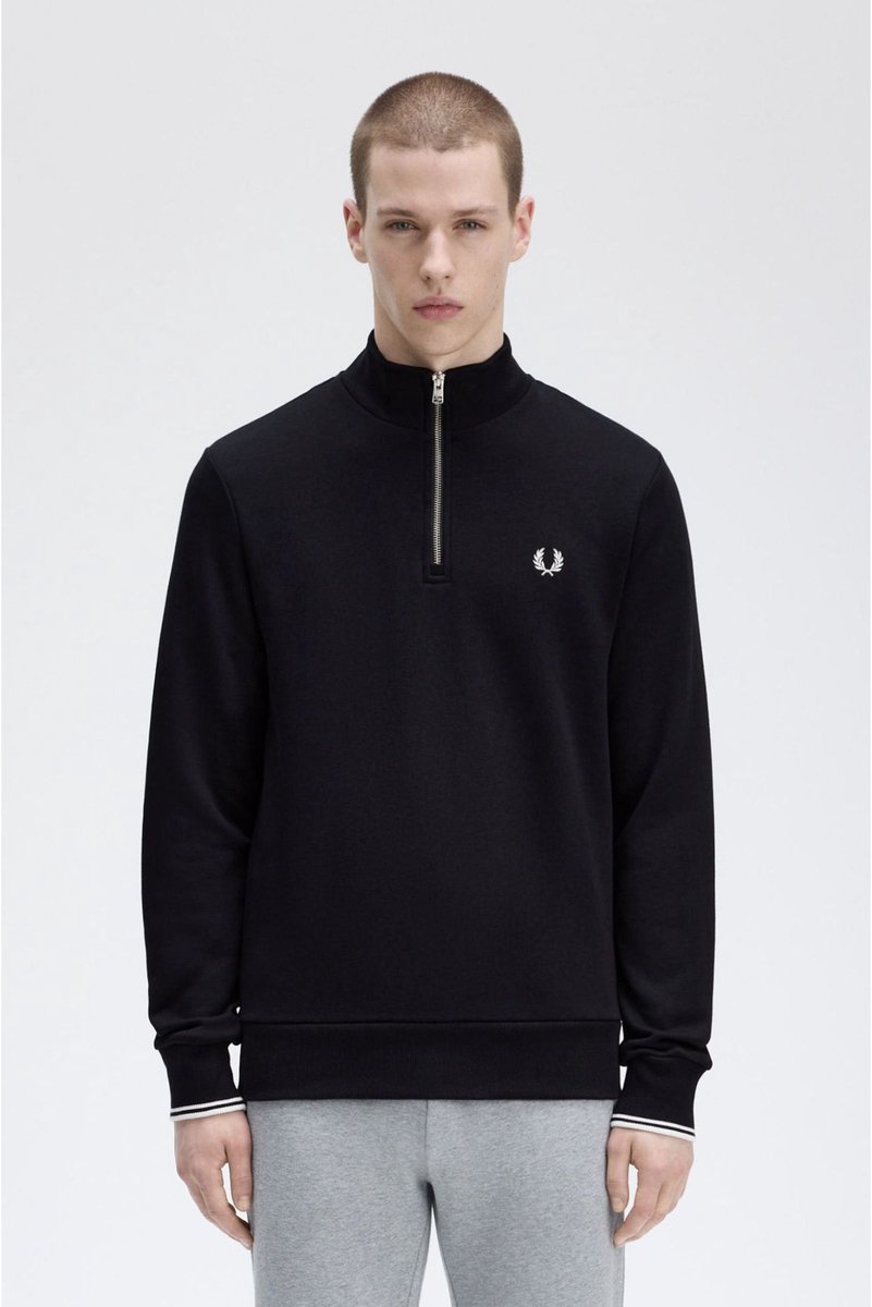 Sweatshirt mit halbem Reißverschluss Fred Perry